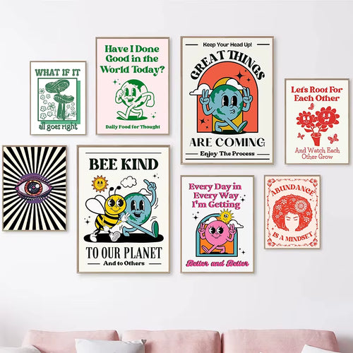 Growth Mentality Wall Print