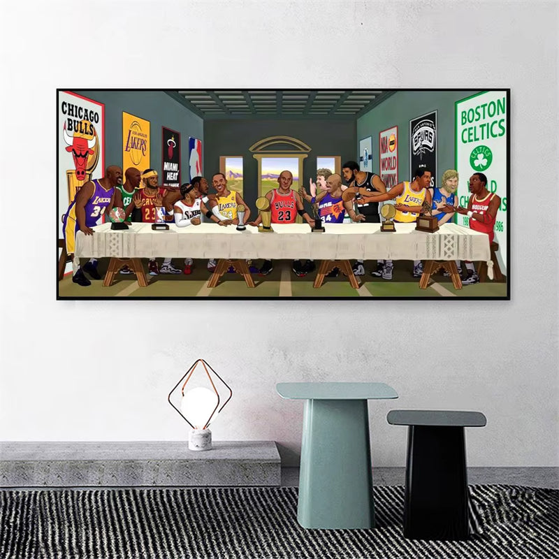 NBA Last Supper Wall Prints