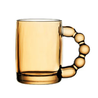 Beaded Glass Mugs