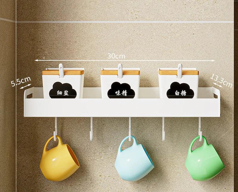 Multifunctional Wall-Mounted Storage Rack