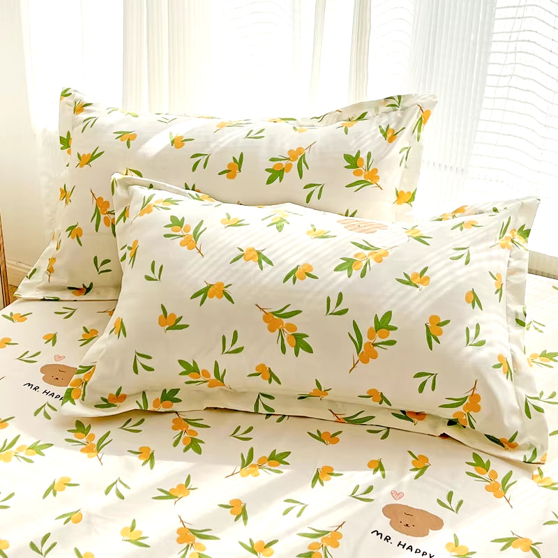 Plush Patterned Pillowcase Set