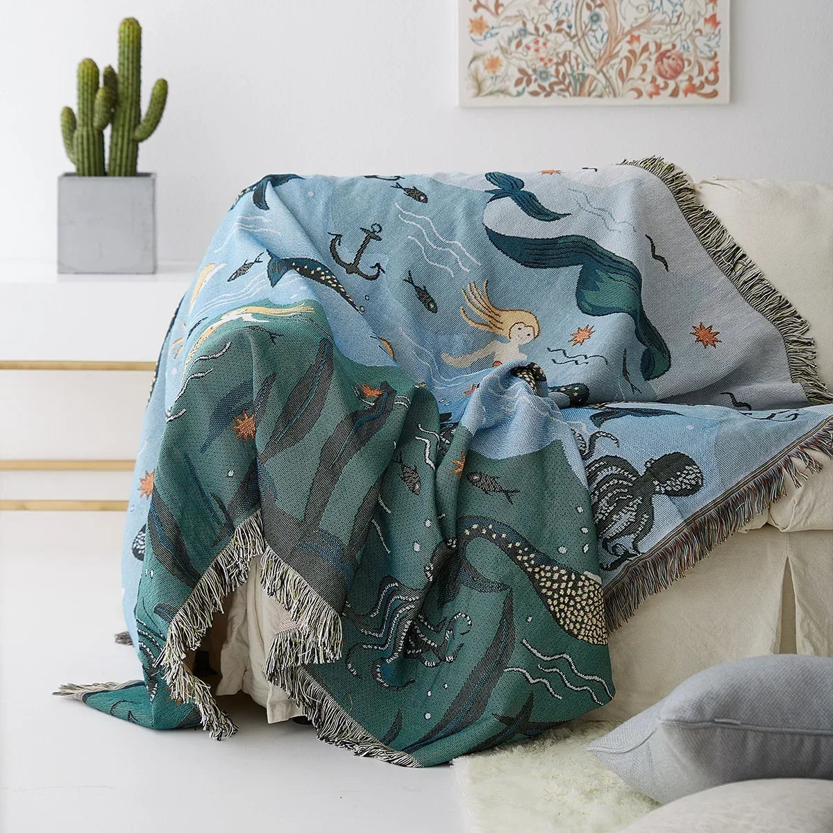 Under the Sea Throw Blanket