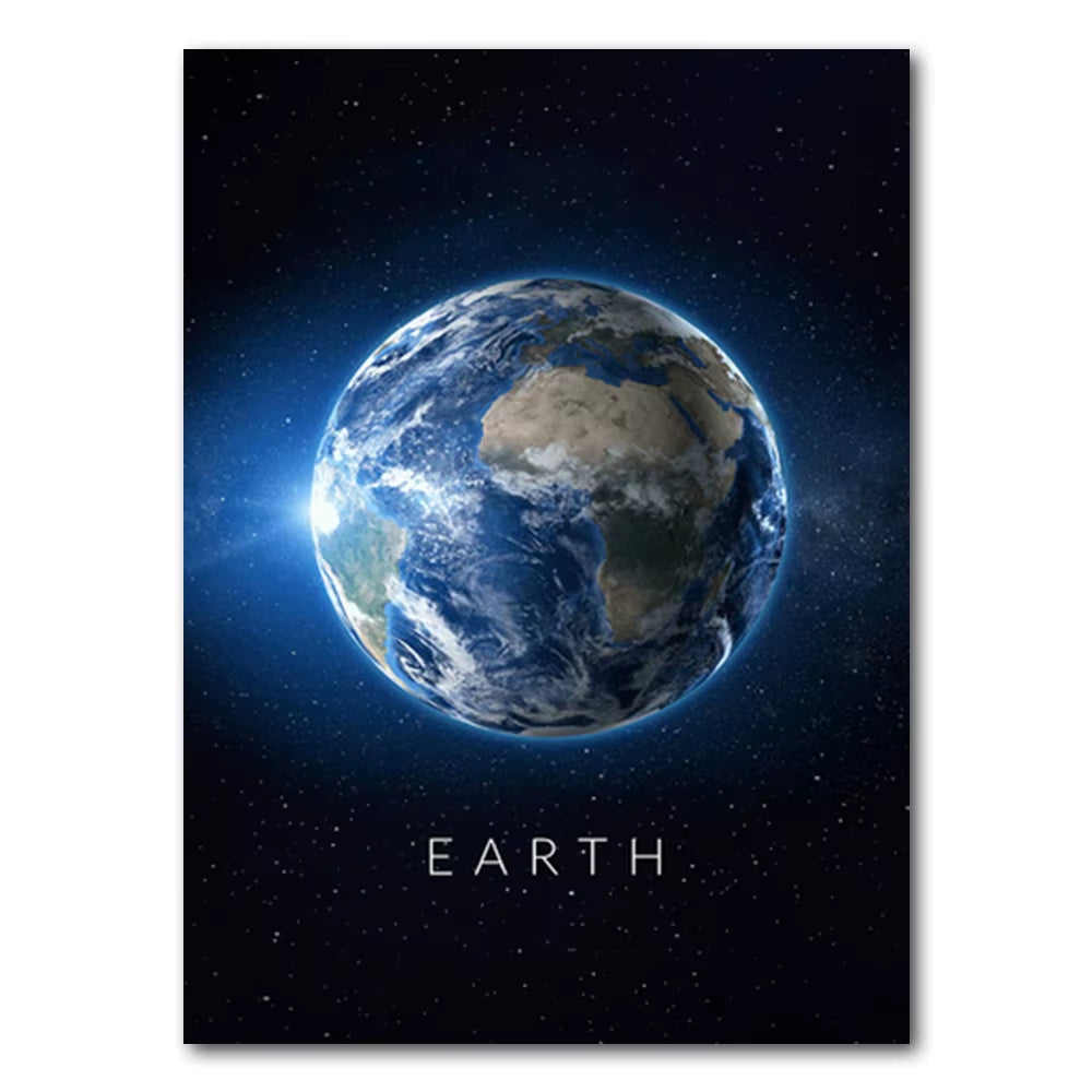 Planet, Sun, & Moon Wall Prints