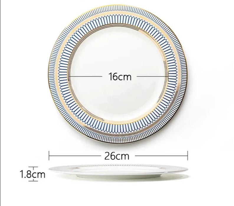 European Style Ceramic Serving Plates