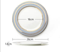 European Style Ceramic Serving Plates